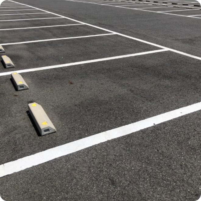 parking stop install
