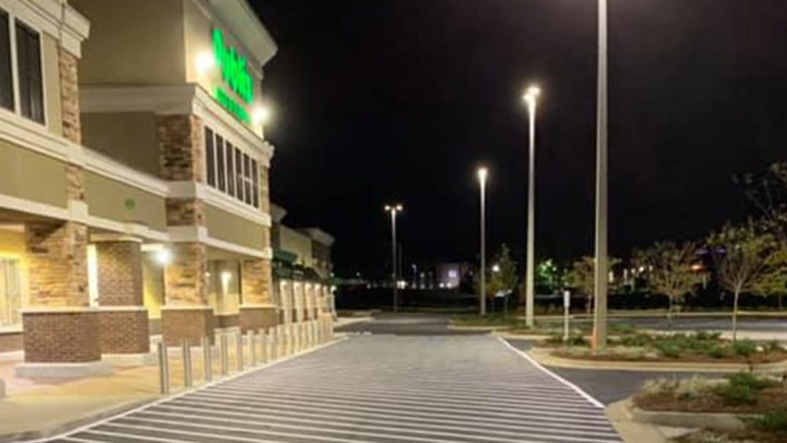 Pavement Markings in New Publix Parking Lot image