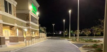 Image of Pavement Markings in New Publix Parking Lot