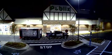 Image of New Parking Lot Markings for Publix