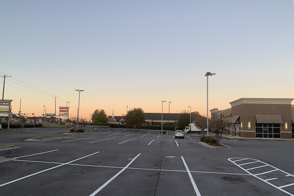 Aldi Parking Lot Restriping| G-FORCE® Alabama