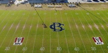 Image of New Football Field Markings for Bethlehem Christian Academy