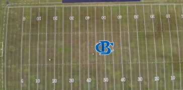 Image of New Football Field Striping for Banks County High School