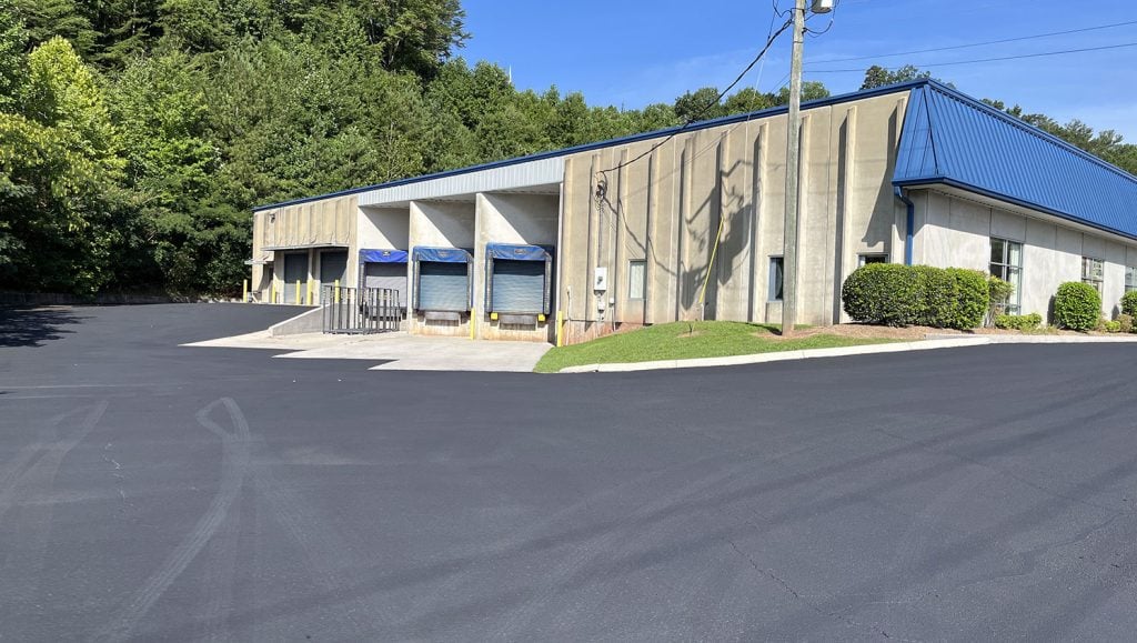 newly sealed asphalt project in Georgia