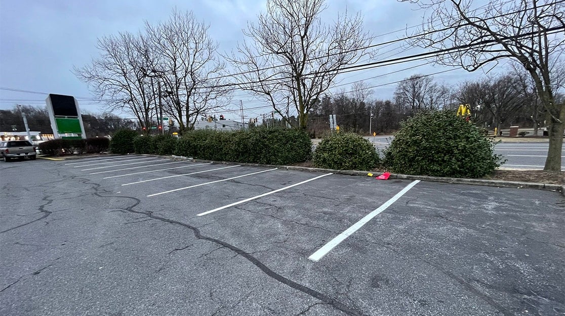Line Striping for Dollar Tree in Baltimore, MD