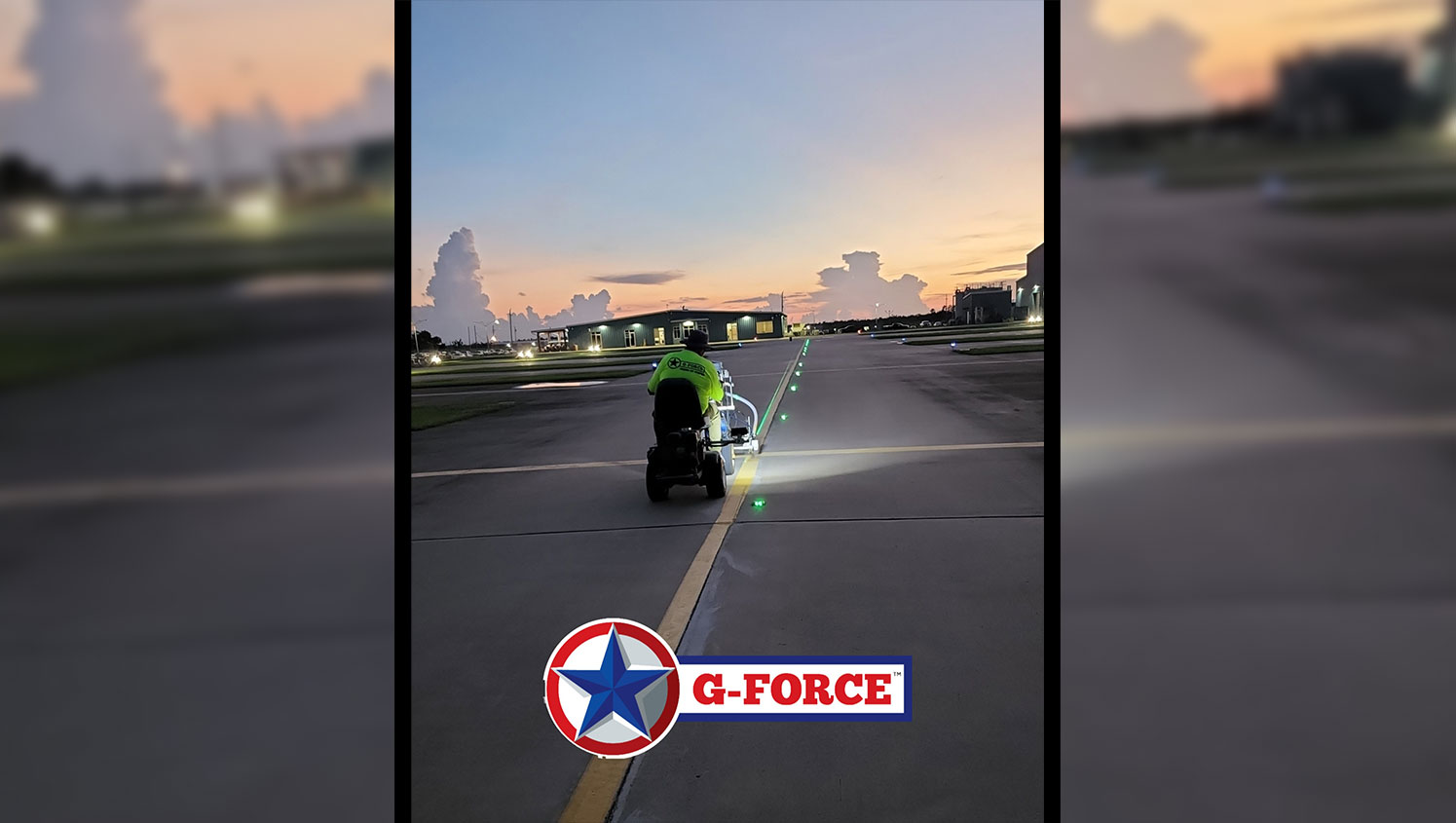 g-force machine striping new air base markings