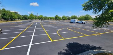 Image of New Psalmist Retreat Parking Lot Sealcoating and Striping Project