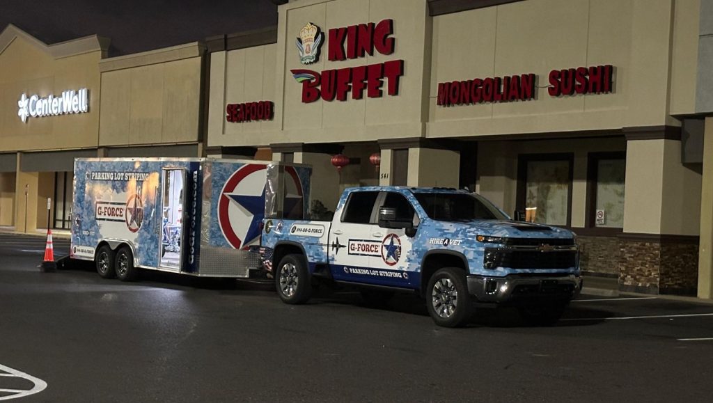 G-FORCE® truck parked in front of Rouses’s Market