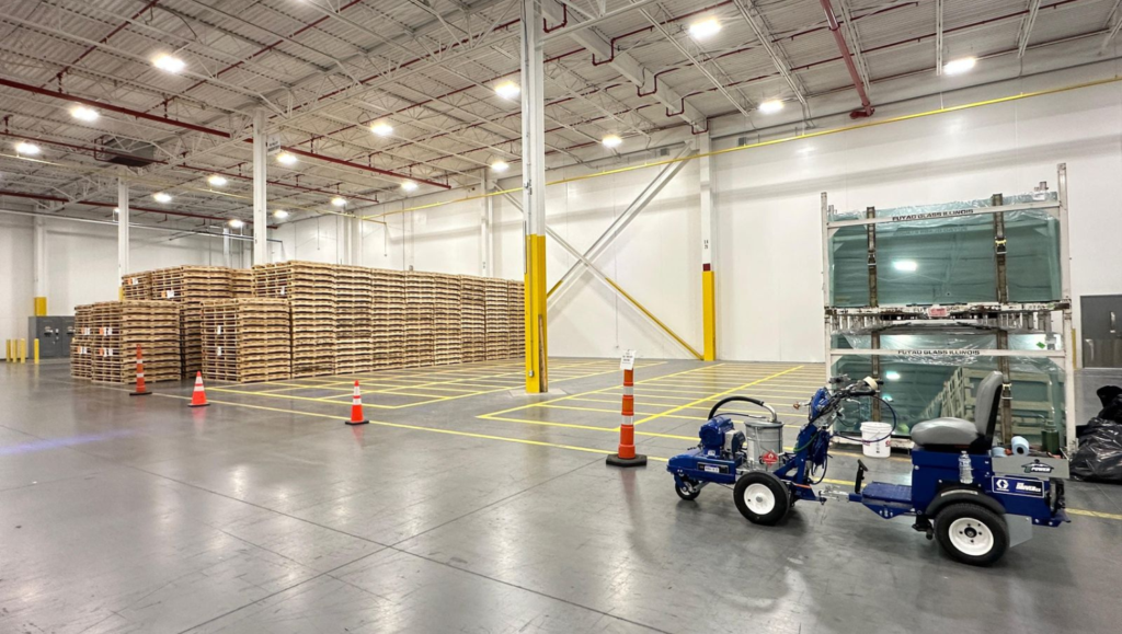 Warehouse Marking Work for First Solar in New Iberia, LA