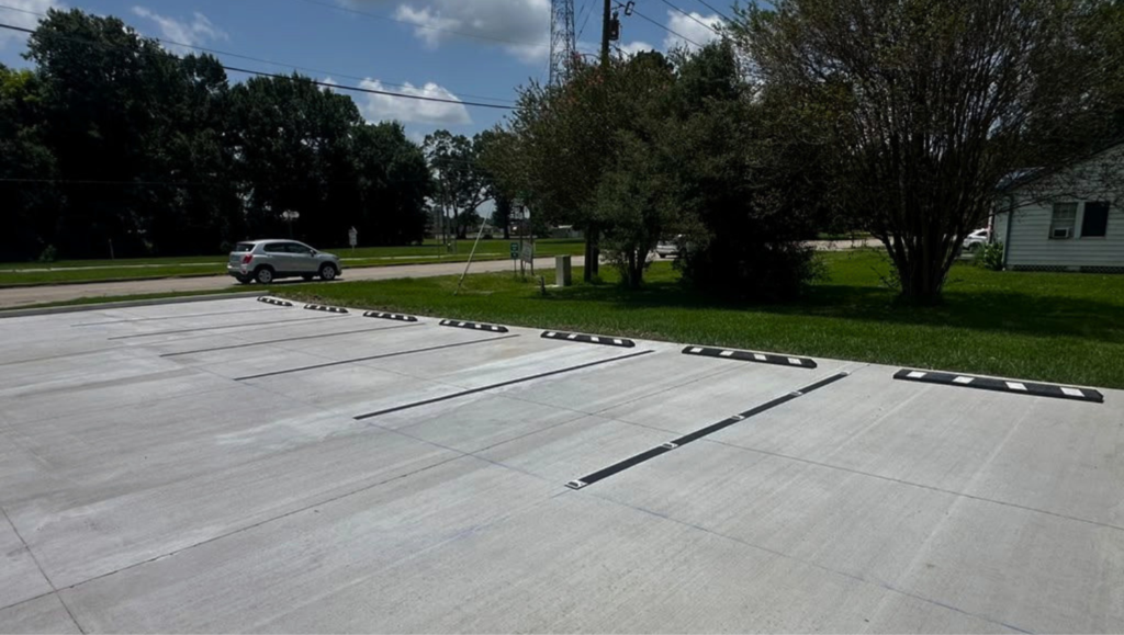 Line Striping Project for Lita’s Nail Salon in Sunset, LA