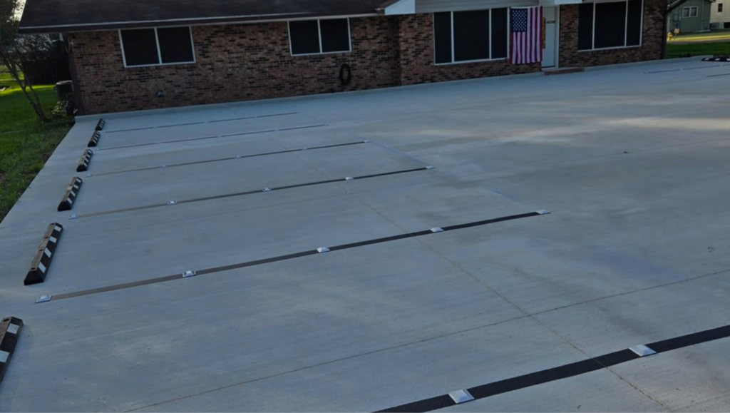 Line Striping Work for Lita’s Nail Salon in Sunset, LA