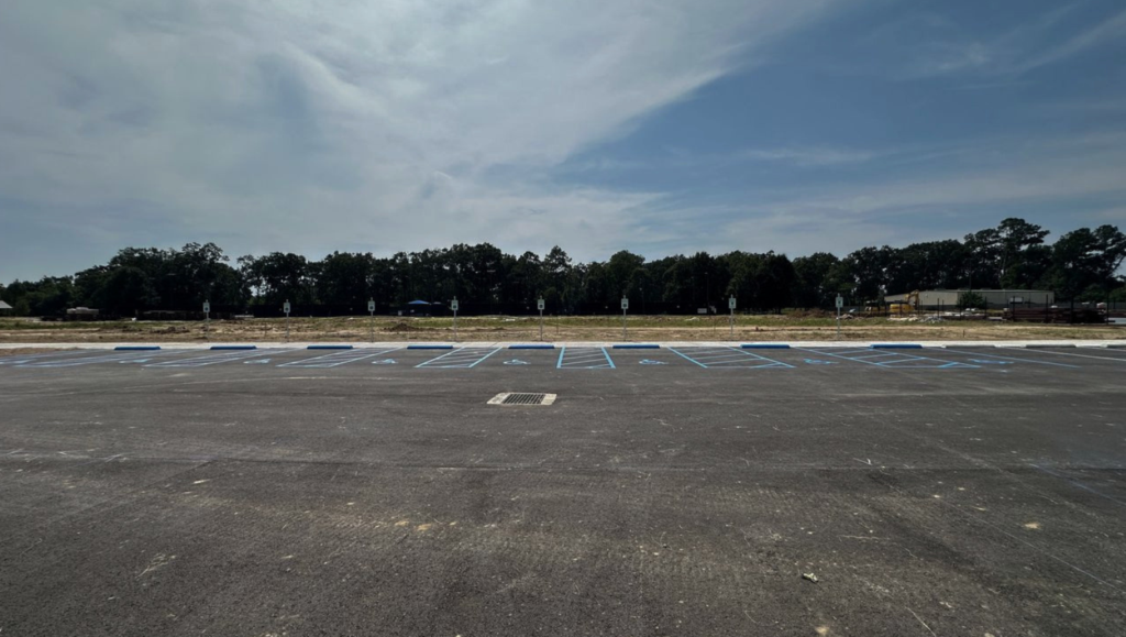 Parking Lot Striping Maintenance for St. Julian Sports Complex in Broussard, LA