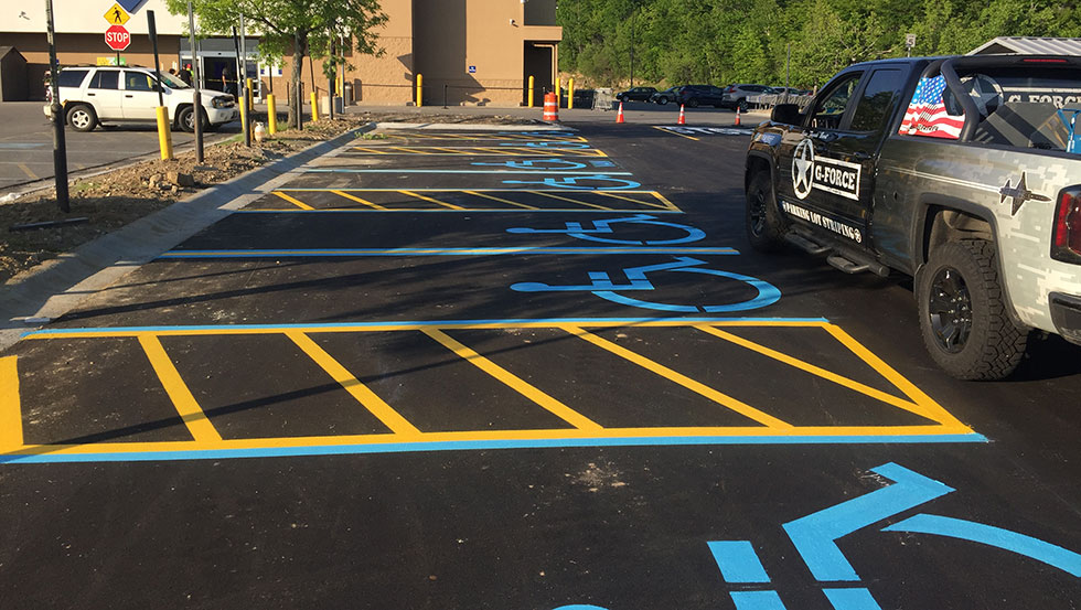 Restriping and Sign Installation for Augusta Sam’s Club image