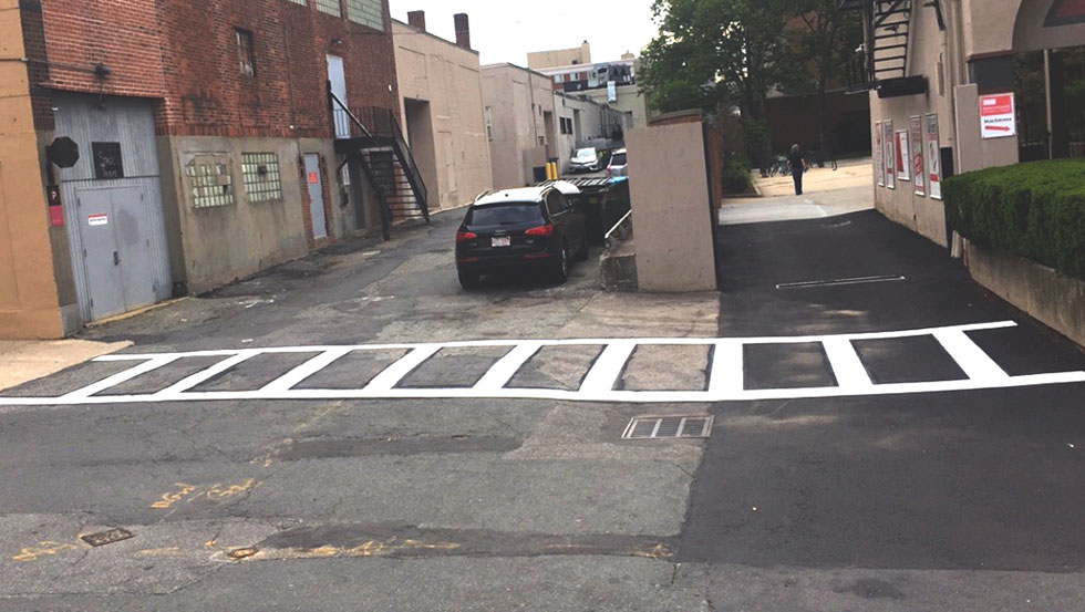 Repainted Crosswalks for Boston University image