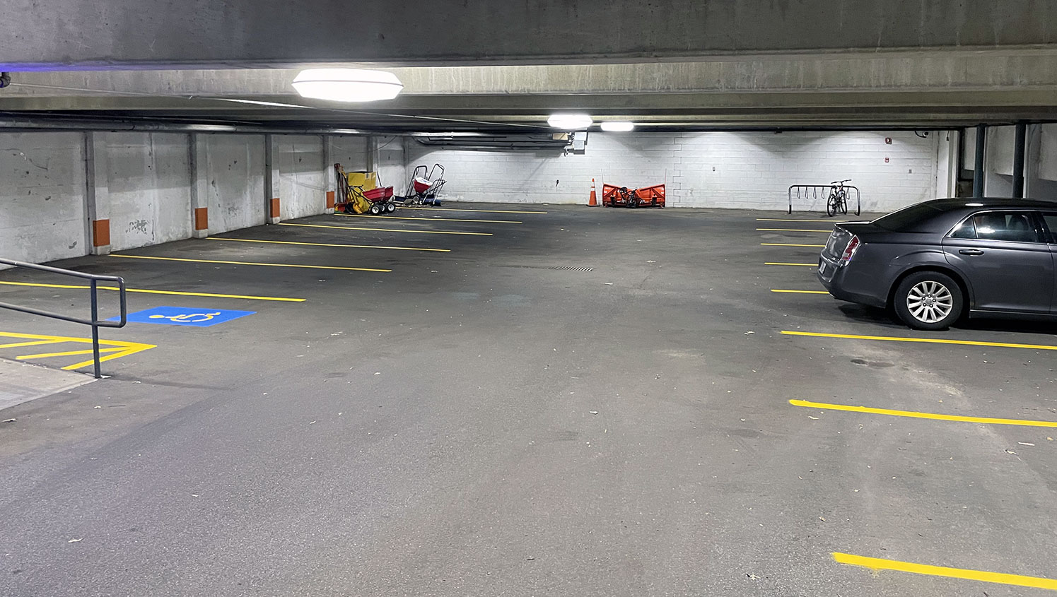 new ADA accessible parking stalls