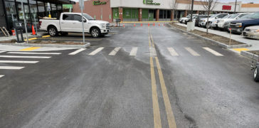 Image of Parking Lot Striping for Danvers, MA Starbucks
