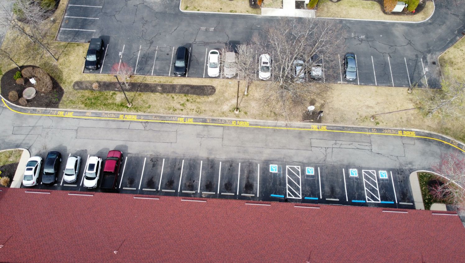 parking lot striping for salem, nh hotel