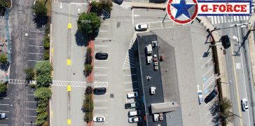 Image of Line Striping for Colonial Shopping Center in Waltham, MA