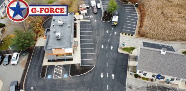 Image of Line Striping for Dunkin’ Donuts in Gloucester, MA