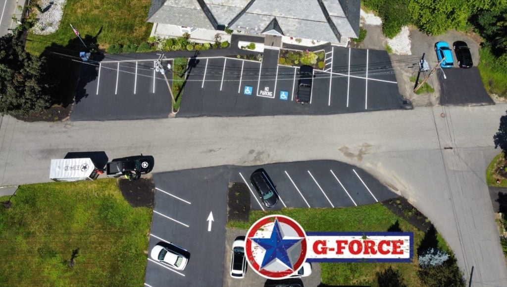 parking lot striping in pepperell, ma
