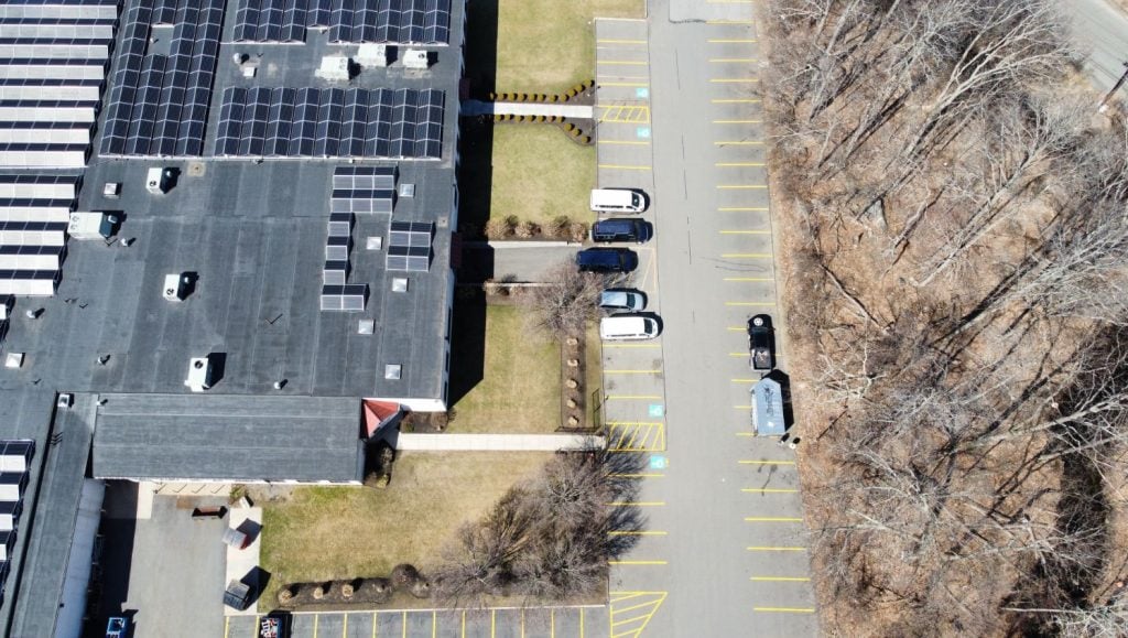 new parking lot for woburn, ma comcast facility