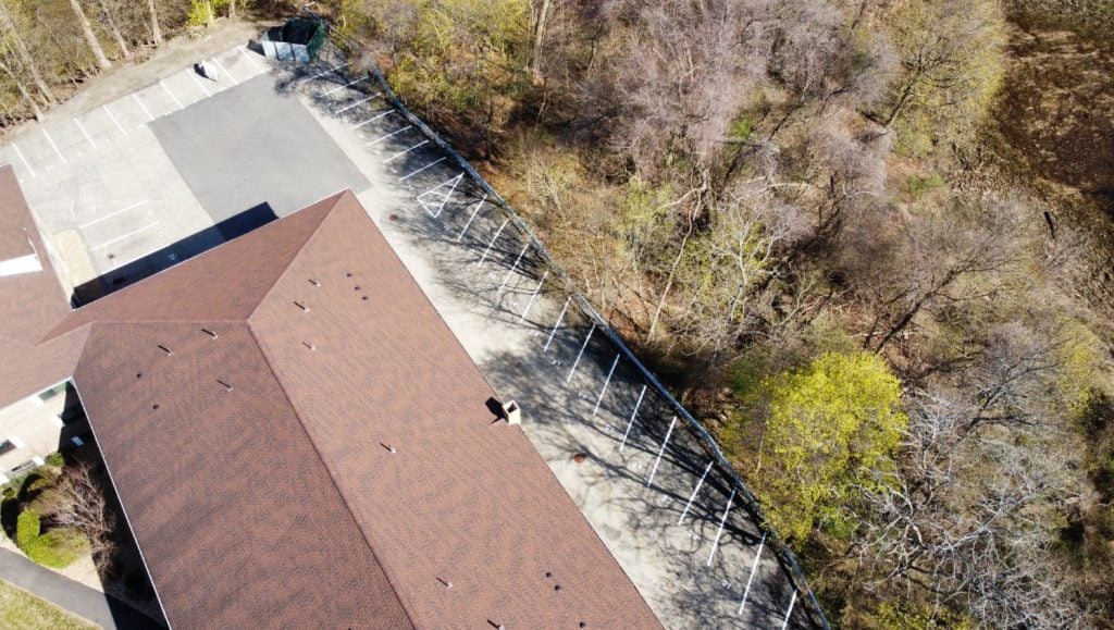 an aerial view of sandalwood pointe condos