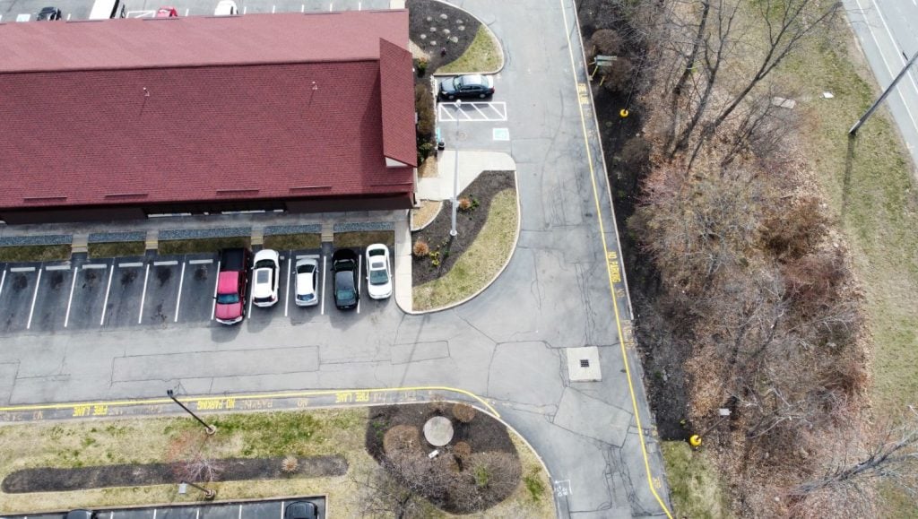 new fire lane markings for salem, nh hotel