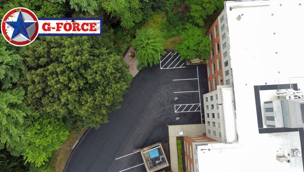 parking lot painting in Lynnfield, MA