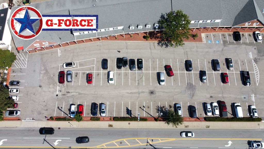 parking lot painting in Waltham, MA