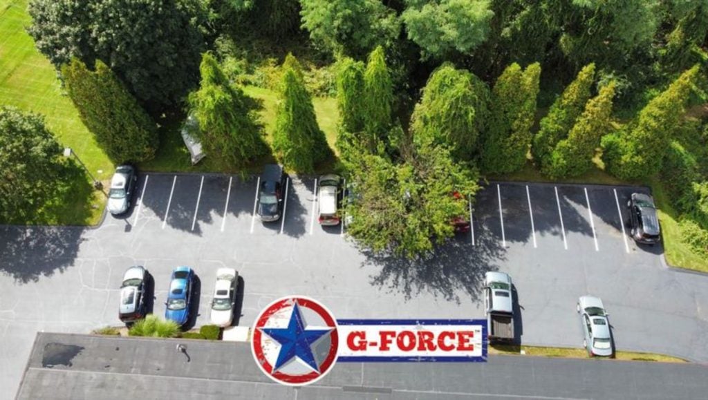 parking lot painting in Chelmsford, MA