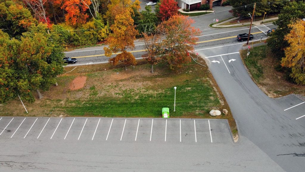 re-striped ymca parking stalls