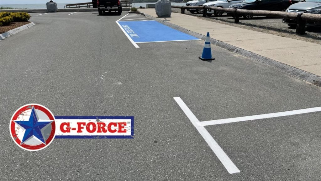 parking lot striping at beauport hotel gloucester