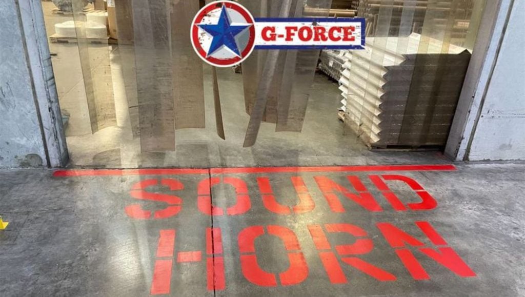 Sound Horn marking in Haverhill, MA