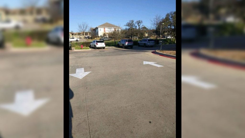 parking lot striping in Austin, TX