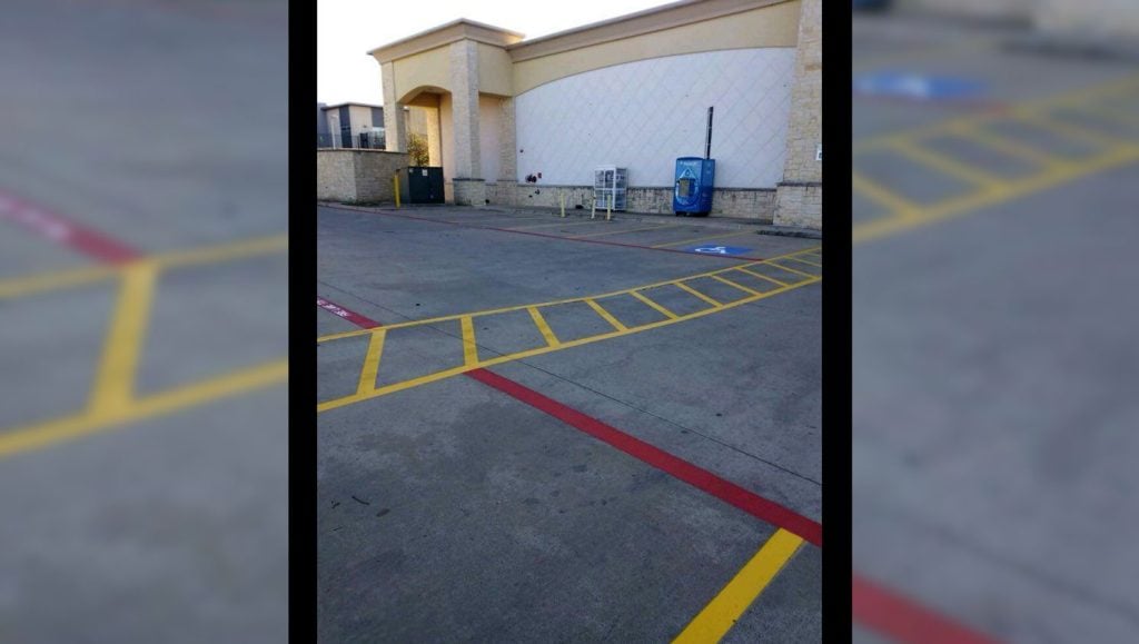 fire lane striping in Austin, TX