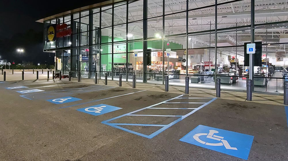 Restriping Project for Lidl Grocery Stores image