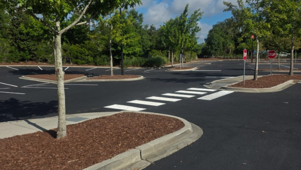 Line Striping Work for Boeing in Ladson, SC