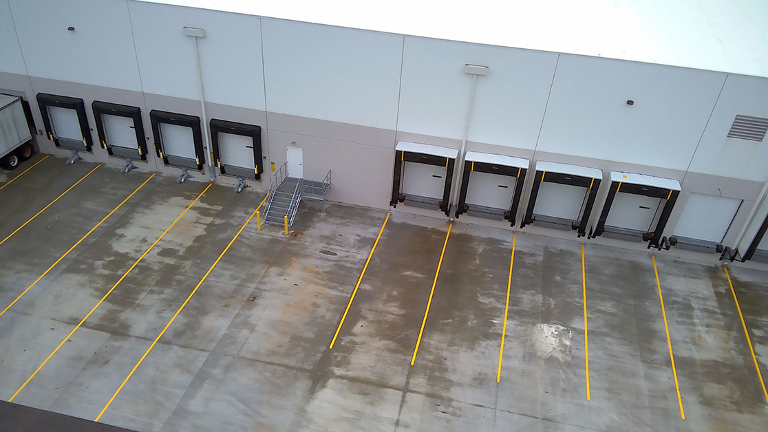 Costco Warehouse Line Striping