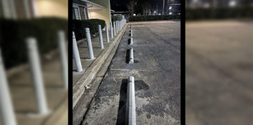 Image of Daycare Parking Lot Stop Installation