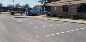 Image of Greenville Vacant Parking Lot Restriping Project