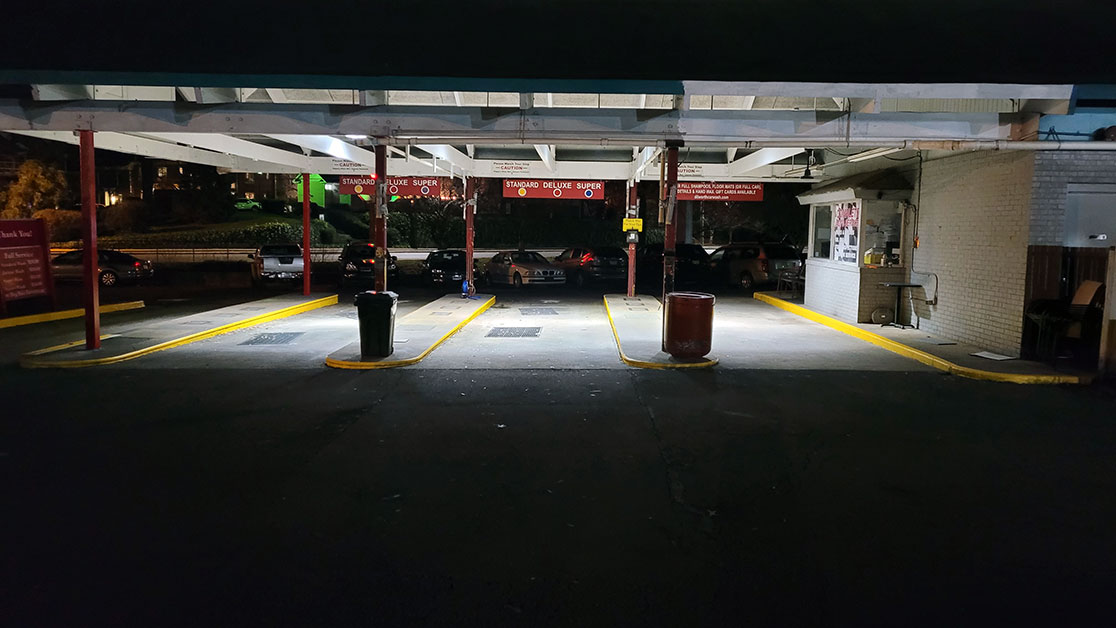 Title Line Striping for Dilworth Car Wash GFORCE™ Charlotte Carolinas