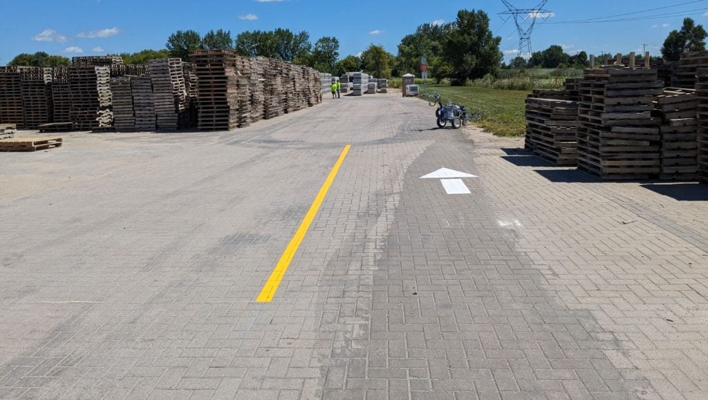 Directional Marking in Marengo, IL