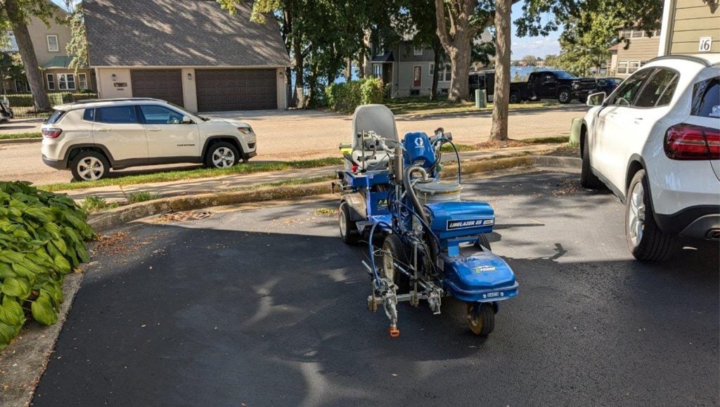 G-FORCE® truck parked on DMG Management Matters - Residential parking lot