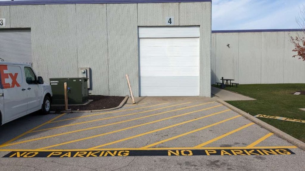 line striping in elk grove village, il