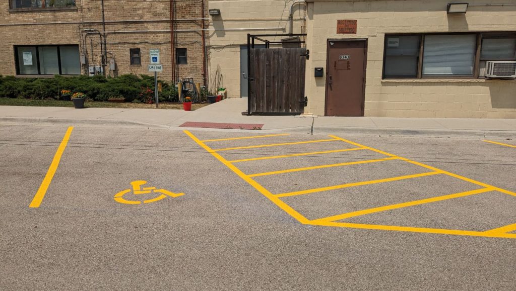 new ada striping in Skokie, IL