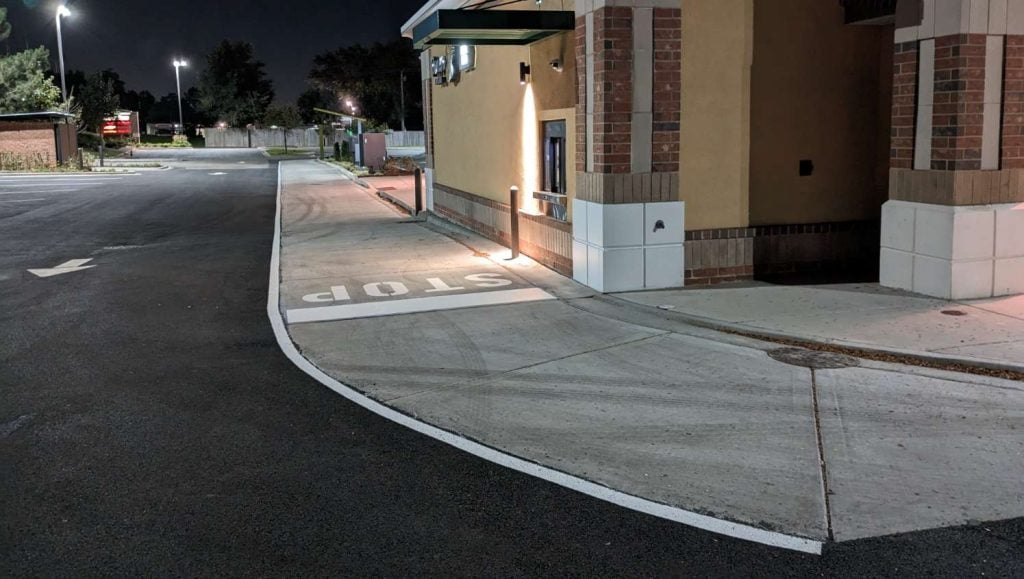 parking lot painting in glenview, il