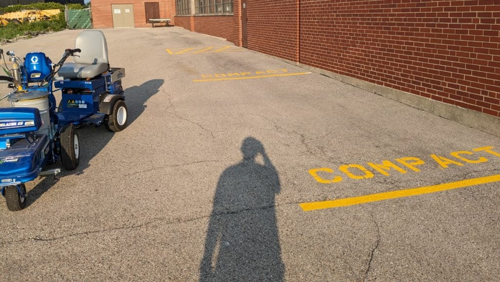 parking lot striping in skokie, il
