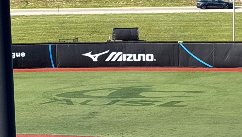 new logo installed for Athletes Unlimited Softball League