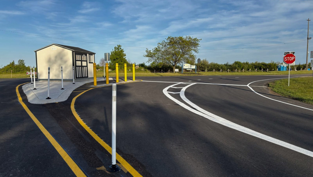 Line Striping for Rabine Group in Waukegan, IL