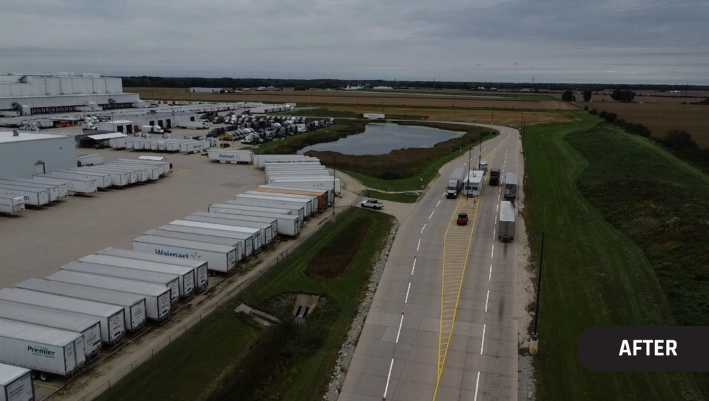 Line Striping Maintenance for Superior Resources LLC in Sterling, IL
